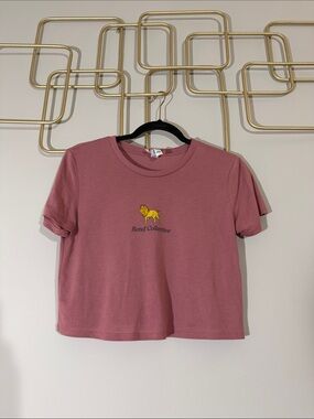 Small Bella + Canvas Rend Collective Wild Love Dusty Rose Tee